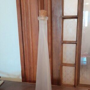 Marble Tealight Candle Holder AND Glass Bottle